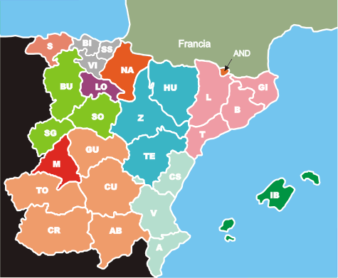 Altimetrías de Aragón y Limítrofes